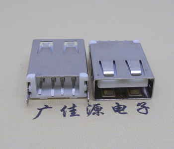 西藏USB AF立式 直插 加长款17.5MM 大电流3A插座