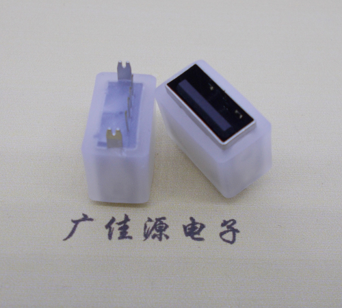 西藏USB连接器接口 10.5MM防水立插母座 鱼叉脚