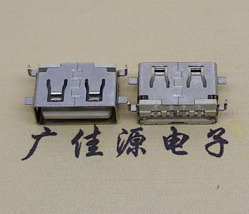 西藏USB母座 前贴后插 沉版1.1/1.9总长8.5mm大电流