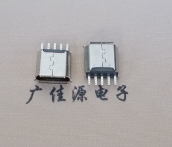 西藏Micro USB接口 母座B型5p引脚焊线无后背