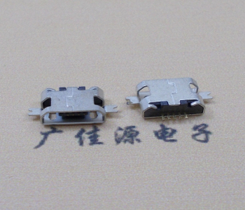 西藏MICRO USB B型口 两脚SMT沉板0.7/1.0/1.6直边
