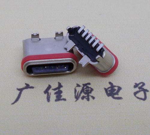西藏立式贴片防水Type-C6P母座连接器