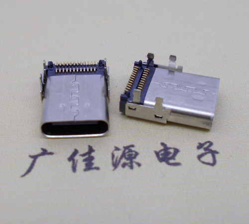 西藏板上型Type-C24P母座双排SMT贴片连接器
