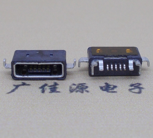 西藏MICRO USB防水AB型口母头3D图纸封装