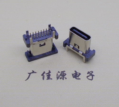 西藏立式插板type-c16p母座长H=8.8mm
