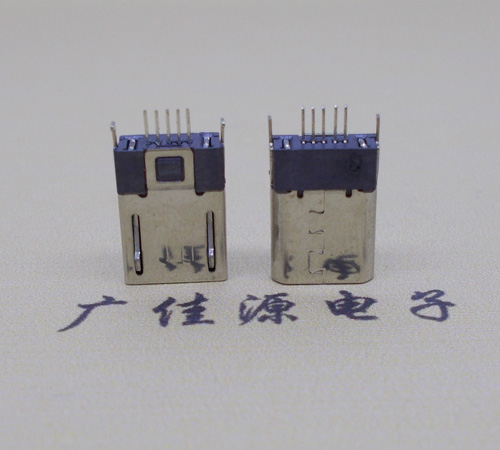 西藏micro-迈克 插座 固定两脚鱼叉夹板1.0公头连接器