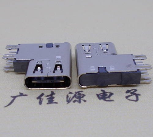 西藏type-c6p母座侧插加高连接器