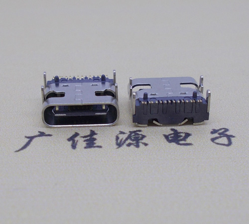 西藏板上型type-c16p母座连接器 卧式type-c16p母座接口