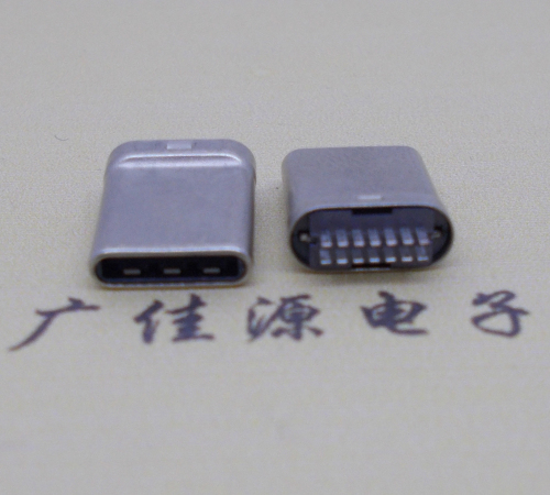 西藏type-c14p公头拉伸无地线厚3.6mm