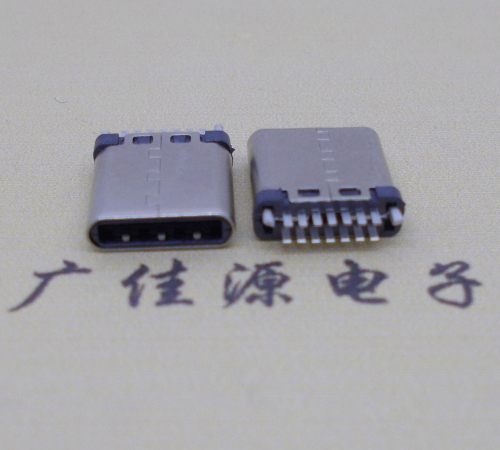 西藏type-c14p公头铆合有地线接口厚2.7mm