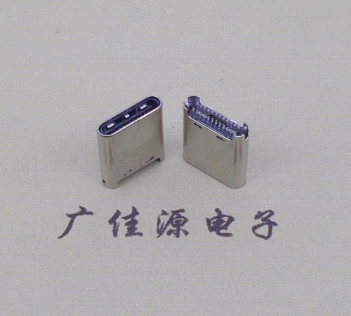 西藏TYPE-C公头24P夹0.7mm厚度PCB板 外壳铆压和拉伸两种款式 可高数据传输和快速充电音频等功能