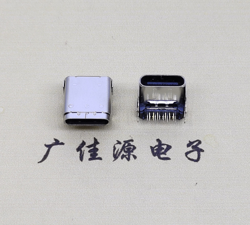 西藏type c24p板上母头 typec接口数据CL=3.4,DIP+SMT端子DIP长脚