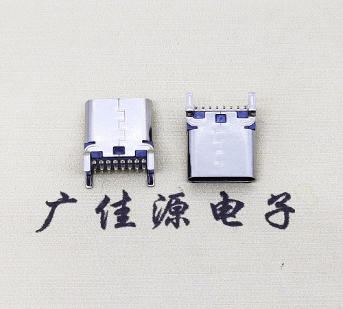 西藏USB 3.1TYPE-C16Pin立贴母头座子引脚接线正负级详解