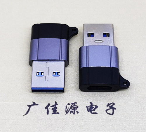 西藏USB3.0A公对Type-C母口双用数据转接头